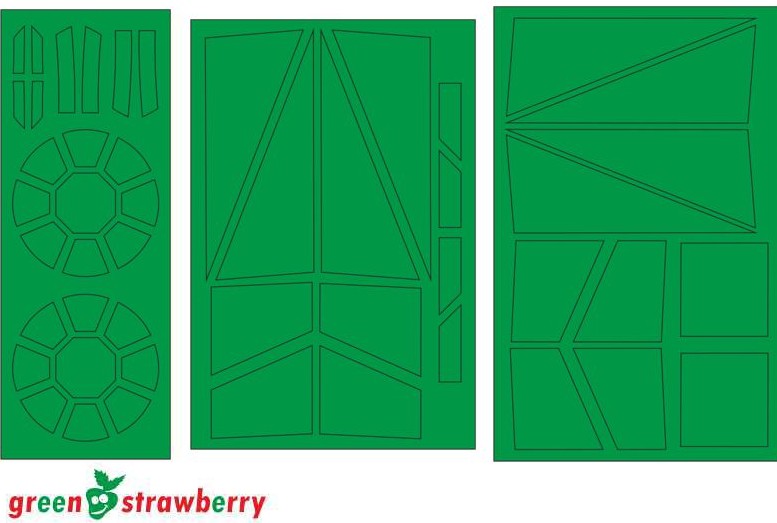 Green Strawberry AM9 1/72 Star Wars Tie Interceptor Mask for BAN
