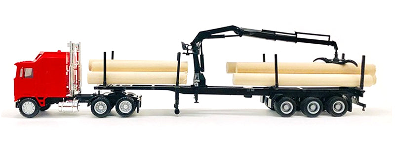 Promotex 006576R 1/87 Scale Kenworth K100 Coe Log Truck