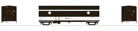 Rapido Trains 107351 HO Scale Steam Heater - Generator Car - Sound and DCC - Ready to Run -- VIA-CN 15465 (Restenciled Ex-CN, white, black)