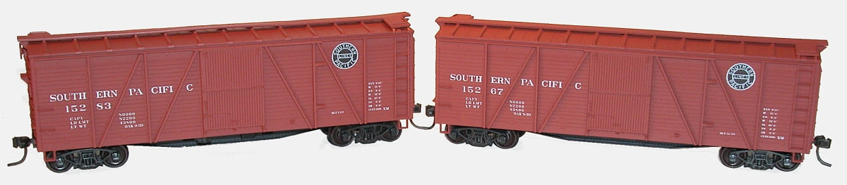 Accurail 1218 Ho Ob Wood Boxcar Sp 2#Set