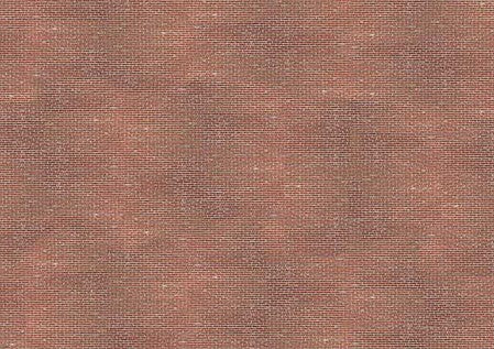 Busch 7439 HO Scale Matte-Look Weathered Cardstock Wall Sheet 2-Pack -- Brick Wall 8-1/4 x 5-13/16 x 1/32" 21 x 14.8 x .06cm