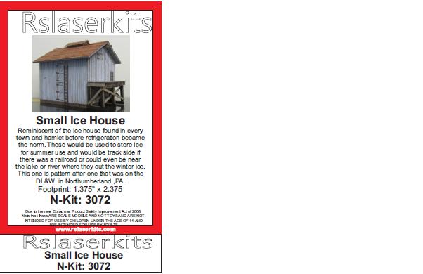 RS Laser Kits 3072 N Small Ice House