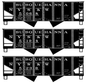 Accurail 8106 Ho Usra Hopper Nys&W 3#Set