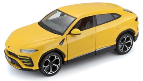 Maisto 31519YLW 1/25 2018 Lamborghini Urus 4-Door Car (Yellow) (D)