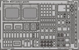 Eduard 48647 1/48 Aircraft- B24 Surface Panels for RMX