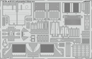 Eduard 36354 1/35 Armor- US M40 Self-Propelled 155m Gun for TAM