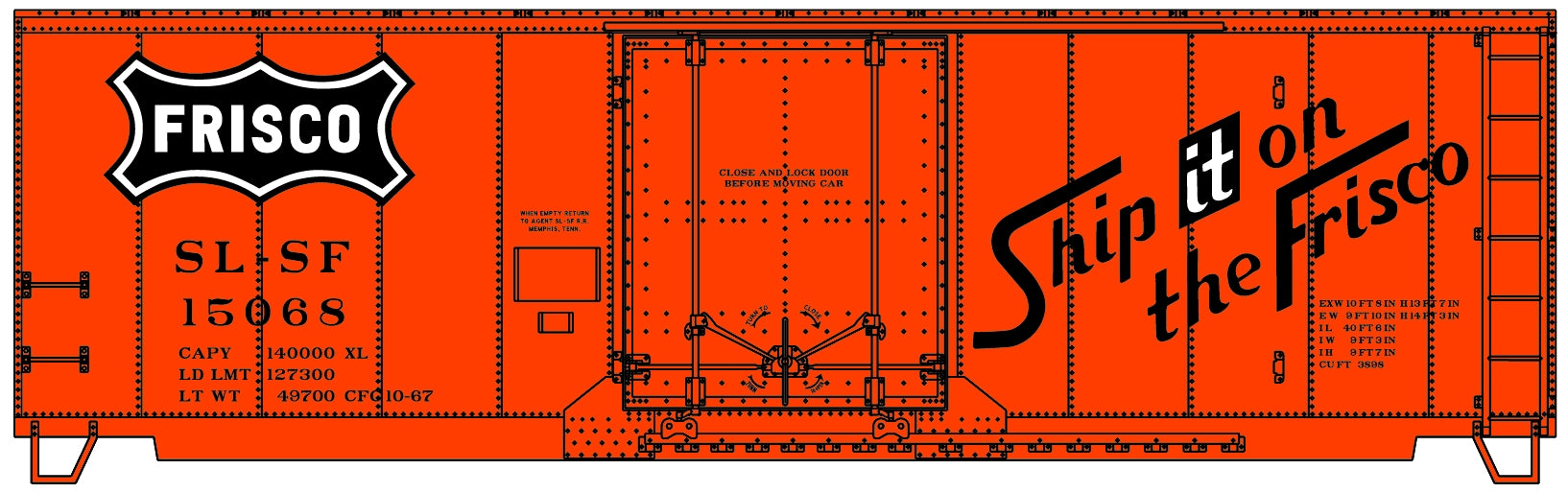 Accurail 3138 40' Insulated Steel Boxcar Stl&Sf