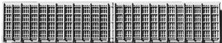 Cannon & Company 1405 HO Scale Radiator Grilles & Shutters pkg(4) -- Wire Mesh Grille for EMD GP/SD 38/39, Phase 1 GP39-2; Early GP38-2