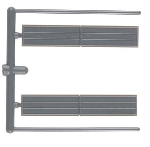 Cannon & Company 1409 HO Scale Radiator Grilles -- Farr Type for Southern Pacific EMD SD39 pkg(2)