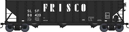 Bowser 42880 HO Scale 100-Ton 3-Bay Open Hopper - Ready to Run -- St. Louis-San Francisco 88462 (black, Large Frisco Lettering)