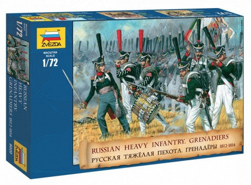 Zvezda 8020 1/72 Russian Heavy Infantry Grenadiers 1812-14 (46)
