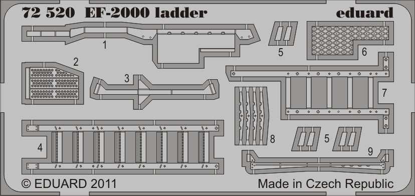 Eduard 72520 1/72 Aircraft- EF2000 Ladder(D)