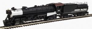Con-Cor 1003821 N Scale Steam S-2 4-8-4 "Northern" w/Tender Powered -- Union Pacific Cab #3 (black w/white Lettering)