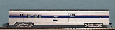 Con-Cor 10092023 HO Scale 72' Smooth-Side Railway Post Office - Ready to Run -- Railway Post Office - Amtrak Phase IV