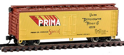 Con-Cor 1014272 HO Scale 40' Wood Reefer - Kit -- Prima Beer
