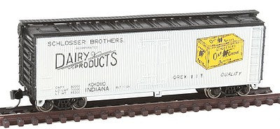 Con-Cor 1014273 N Scale 40' Wood Reefer - Ready to Run -- Schlosser