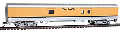 Con-Cor 10201 HO Scale 72' Smooth-Side Baggage - Ready to Run -- Rio Grande "Ski Train"
