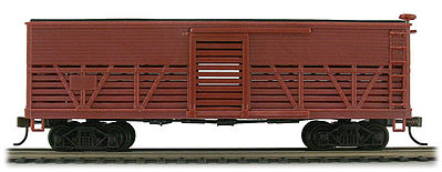 Con-Cor 1052030 HO Scale Wood Stock Car (Old-Time Cattle) - Kit -- Undecorated