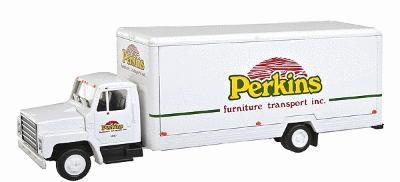 Con-Cor 1087 HO Scale 28' Van Truck -- Perkins Furniture