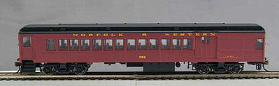 Con-Cor 1094112 HO Scale MP-54 Heavyweight Combine - Ready to Run -- Norfolk & Western 352 (Tuscan, black)