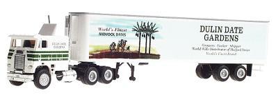 Con-Cor 1097 HO Scale Tractor/Trailer -- Dulin Date Gardens