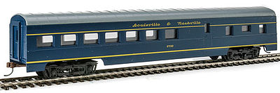 Con-Cor 1100017 HO Scale 72' Smooth-Side Diner - Ready to Run -- Louisville & Nashville