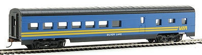 Con-Cor 11012 HO Scale 72' Smooth-Side Diner - Ready to Run -- VIA Rail Canada