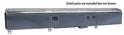 Con-Cor 11020 HO Scale 72' Smooth-Side Baggage - Ready to Run -- Undecorated