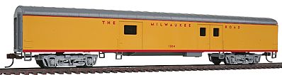 Con-Cor 11029 HO Scale 72' Smooth-Side Baggage - Ready to Run -- Milwaukee Road