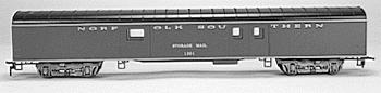 Con-Cor 11031 HO Scale 72' Smooth-Side Baggage - Ready to Run -- Norfolk Southern