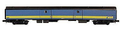 Con-Cor 11032 HO Scale 72' Smooth-Side Baggage - Ready to Run -- VIA Rail Canada