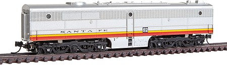 Con-Cor 1202202 N Scale Alco PB1 Unpowered with Sound -- Santa Fe 52 (Warbonnet, silver, red)