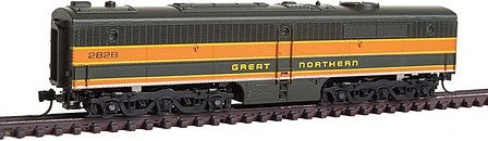 Con-Cor 1202204 N Scale Alco PB1 Unpowered with Sound -- Great Northern 282B (Empire Builder, Pullman Green, Omaha Orange)