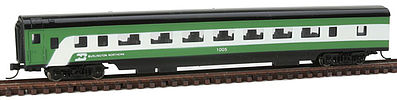 Con-Cor 140018 N Scale 85' Streamlined Smoothside Coach -- Burlington Northern