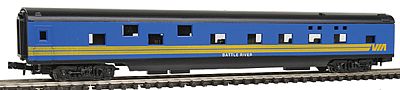 Con-Cor 140122 N Scale 85' Streamlined Smoothside Pullman Sleeper -- Via Rail