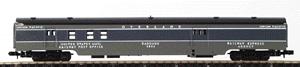 Con-Cor 140224 N Scale 85' Streamlined Smoothside Railway Post Office/Baggage Car -- Union Pacific Overland (gray)