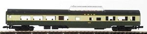 Con-Cor 140625 N Scale 85' Streamlined Smoothside Dome Car -- Erie (green, cream)