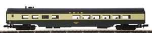 Con-Cor 140725 N Scale 85' Streamlined Smoothside Diner -- Erie (green, cream)