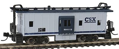 Con-Cor 14126 N Scale Bay Window Caboose - Ready to Run -- CSX