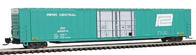 Con-Cor 14662 N Scale 85' 4-Door Hi-Cube Boxcar - Ready to Run w/Micro-Trains(R) Couplers -- Penn Central
