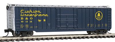Con-Cor 147106 N Scale 50' Rib Box Car -- Baltimore & Ohio "Cushion"