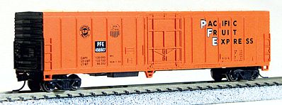 Con-Cor 14821 N Scale 57' Mechanical Reefer - Ready to Run -- Pacific Fruit Express #1