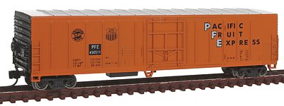 Con-Cor 14822 N Scale 57' Mechanical Reefer - Ready to Run -- Pacific Fruit Express #2