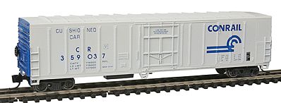 Con-Cor 14828 N Scale 57' Mechanical Reefer - Ready to Run -- Conrail (white, blue)
