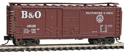 Con-Cor 15067 N Scale 40' Single Plug-Door Box Car -- Baltimore & Ohio