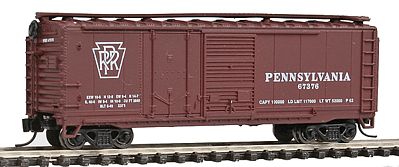 Con-Cor 15068 N Scale 40' Single Plug Door Box Car -- Pennsylvania Railroad