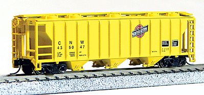 Con-Cor 15092 N Scale 40' Covered Hopper -- Chicago & North Western