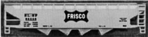 Con-Cor 175111 N Scale 75-Ton Four-Bay Hopper -- Atchison, Topeka & Santa Fe (Tuscan)