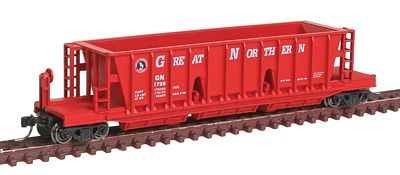 Con-Cor 176105 N Scale Three-Bay Longitudinal Hopper -- Great Northern