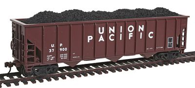 Con-Cor 19309 HO Scale Greenville 100-Ton 12-Panel 3-Bay Hopper - Ready to Run -- Union Pacific